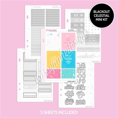 Mini Blackout Planner Kit | 2023 June Celestial