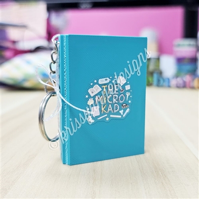 Micro KAD Keychain (Micro Sticker Sheets Included) | Teal