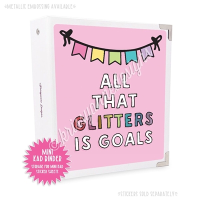Mini KAD Sticker Binder - All That Glitters