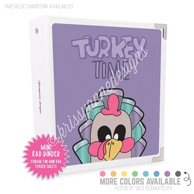 Mini KAD Sticker Binder - Turkey Time