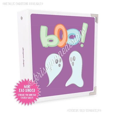 Mini KAD Sticker Binder - Boo!