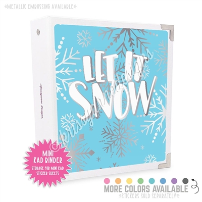 Mini KAD Sticker Binder - Let it Snow