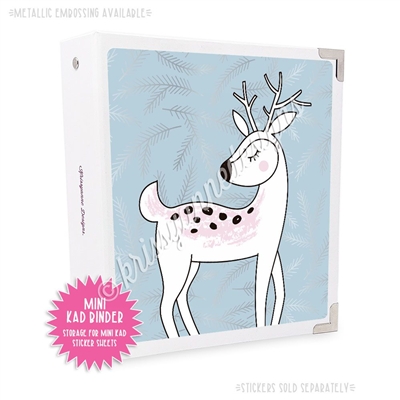 Mini KAD Sticker Binder - Cute Deer