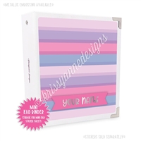 Mini KAD Sticker Binder - 2021 February Stripes