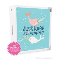 Mini KAD Sticker Binder - Keep Swimming