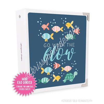 Mini KAD Sticker Binder - Go with the Flow