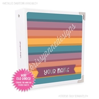 Mini KAD Sticker Binder - 2021 September Stripes