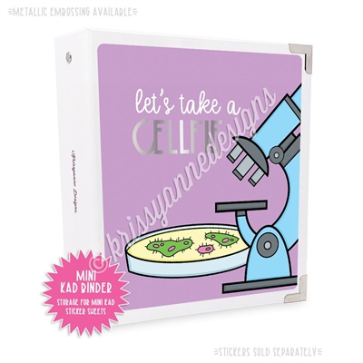 Mini KAD Sticker Binder - Let's Take a Cellfie