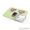 Rectangle Mouse Pad - Heart Eye Steve