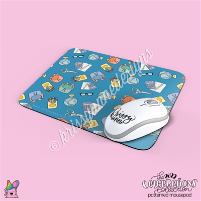 KAD CC Mouse Pad - 2022 School Pattern