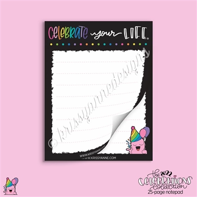 Celebrations Collection Notepad | Celebrate Your Life