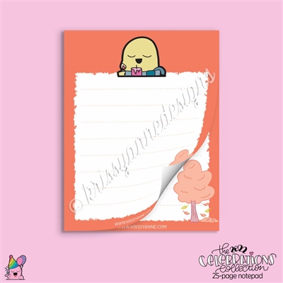 Celebrations Collection Notepad | Seasons - Fall Steve