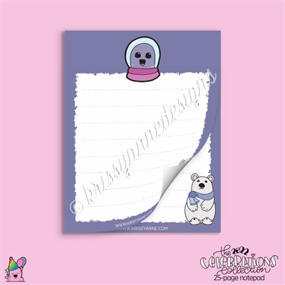 Celebrations Collection Notepad | Seasons - Winter Steve