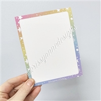 25 Page Dot Grid Notepad | Pastel Rainbow Stars