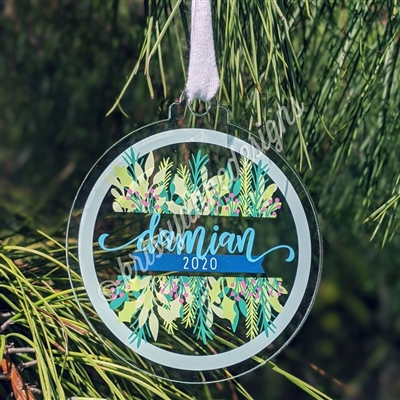 Acrylic Ornament - Personalized Winter Ornament