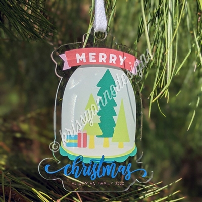 Acrylic Ornament - Personalized Christmas Ornament