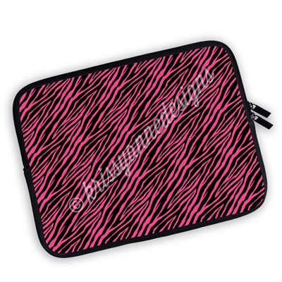 One Sided Zippered Planner Pouch - Zebra