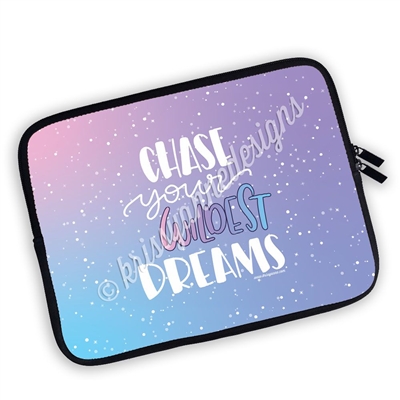 Zippered Planner Pouch - Chase Your Wildest Dreams