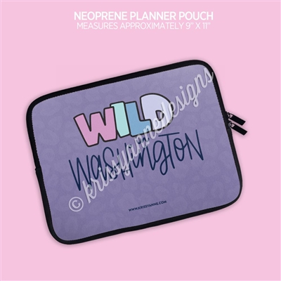 Zippered Planner Pouch | Wild in Washington