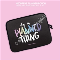 Zippered Planner Pouch | 2023 Planner Thing