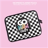 Zippered Planner Pouch | 2025 GO Wild B&W (Indy)