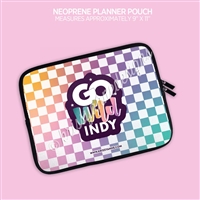 Zippered Planner Pouch | 2025 GO Wild Colorful (Indy)