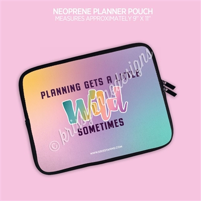 Zippered Planner Pouch | Wild Sometimes