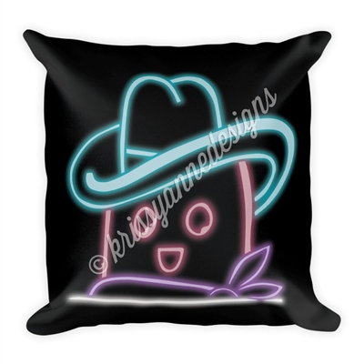 18x18 Throw Pillow - Neon Steve