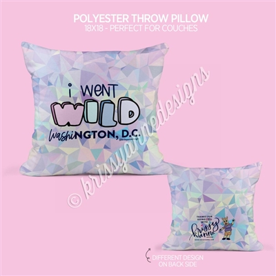 Throw Pillow | I Went Wild DC