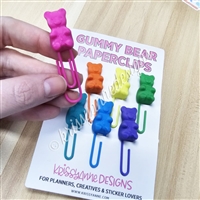Paperclip Set | Gummy Bears (7 Paperclips Included)