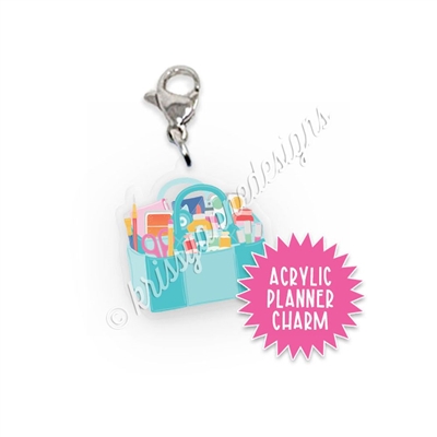 Acrylic Planner Charm - Craft Tote