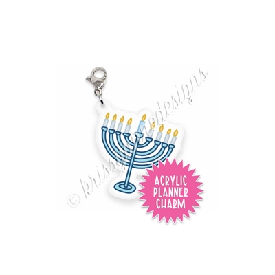 Acrylic Planner Charm - 2020 Menorah