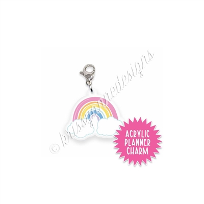 Acrylic Planner Charm - Rainbow