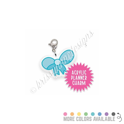 Acrylic Planner Charm - Doodle Bow