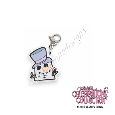 Acrylic Planner Charm - 2021 Winter Steve