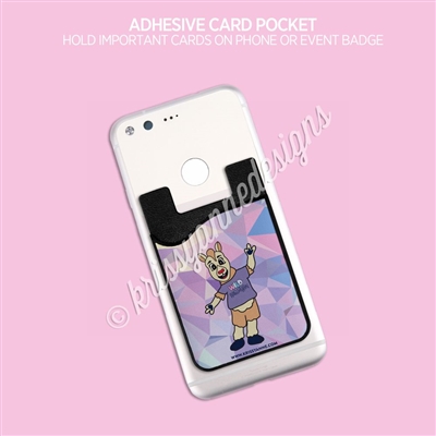 Adhesive Card Pocket | GO Wild Llama