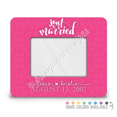 Rectangle Picture Frame - 4x6 - Just Married