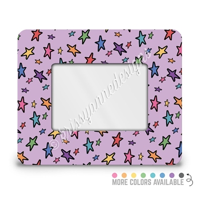 Rectangle Picture Frame - 4x6 - Doodle Stars