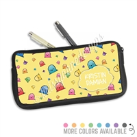 One Sided Zippered Pen Pouch - Happy Steve