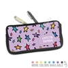 One Sided Zippered Pen Pouch - Doodle Stars