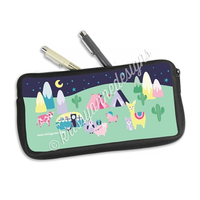 Zippered Pen Pouch - Wild Ones