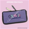 Zippered Pen Pouch | GO Wild DC Purple