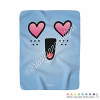 50x60 Sherpa Blanket - Heart Eye Steve