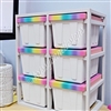 Small Storage Bin Bundle | Limited Rainbow (Long with White Bins)