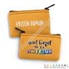 Two Sided Zippered Coin Pouch - DFTBA