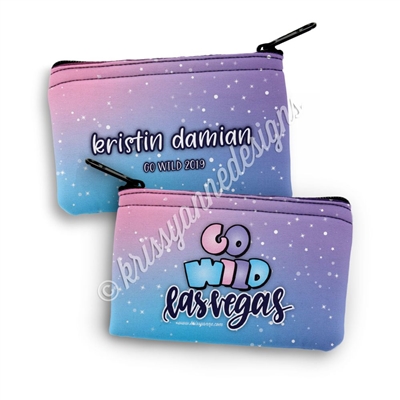 Two Sided Zipper Pouch - GO Wild 2019 - Wild Dreams