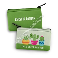 Small Zipper Pouch - Succa For You