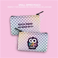 Small Zipper Pouch | GO Wild Indy Colorful (2025)