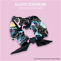 KAD Bow Scrunchie | Retro Pattern