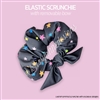 KAD Bow Scrunchie | Midnight Rainbow Stars